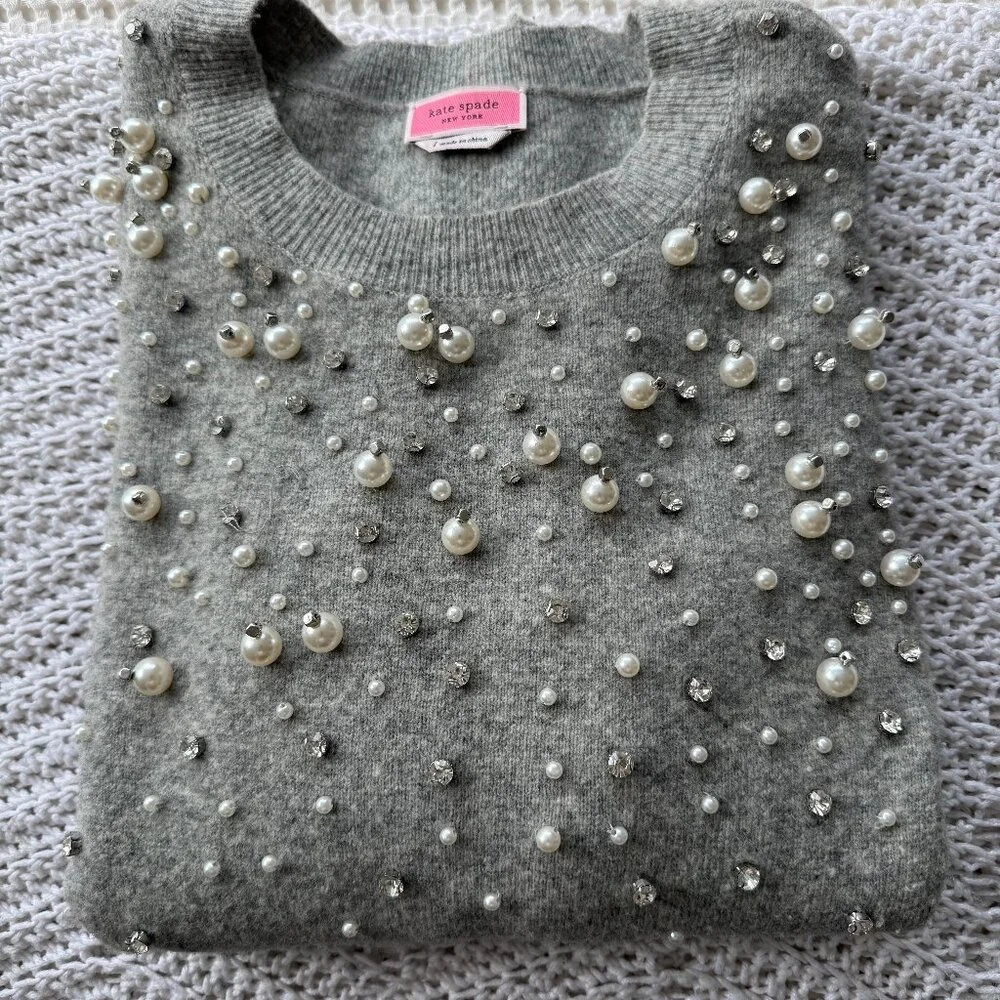 Kate Spade Embellished Sweater (Size L Great Condition) - Picture 3 of 16
